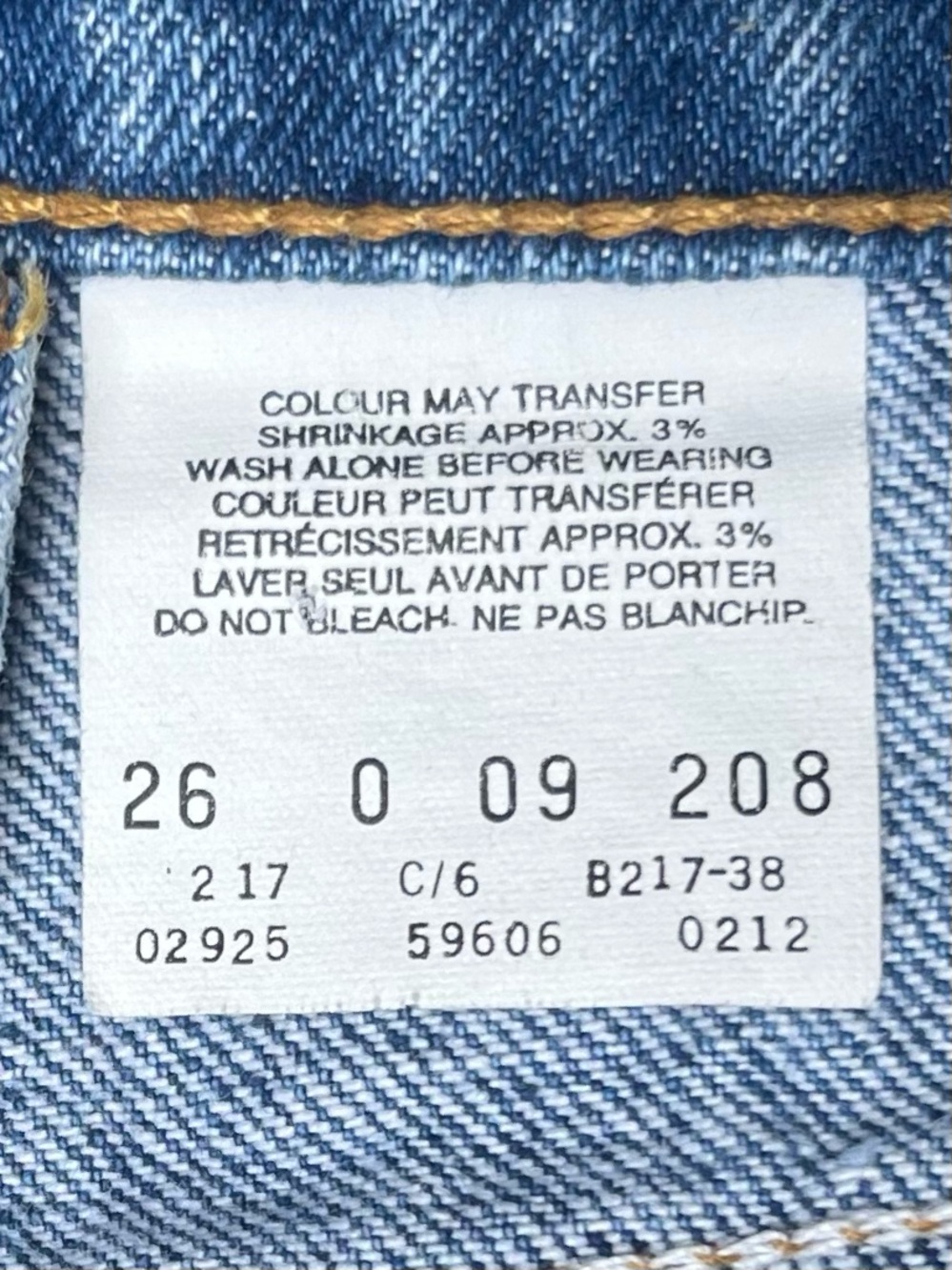 Vintage 90s Levi’s 606 Mom Jeans Made in Canada High Rise 26 - Picture 10 of 15